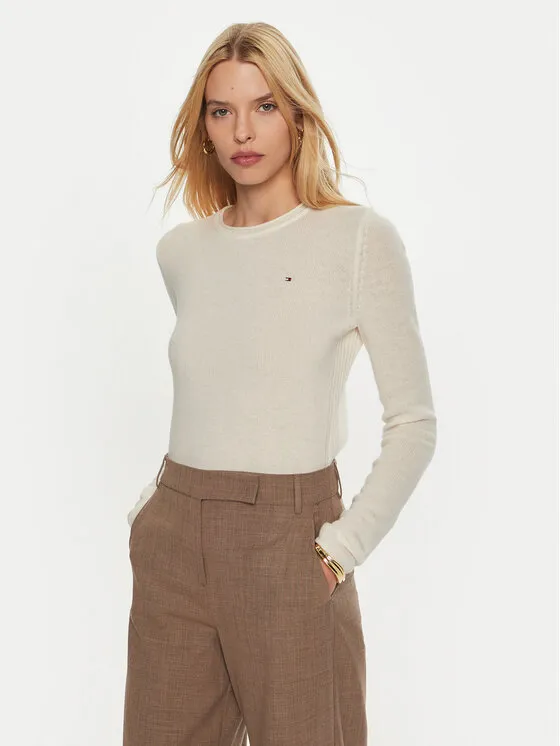 Πουλόβερ · Εκρού · Regular Fit