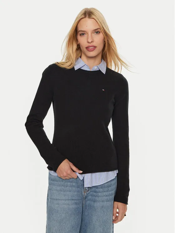 Πουλόβερ · Μαύρο · Regular Fit