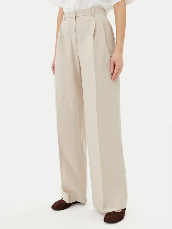 Παντελόνι υφασμάτινο · Μπεζ · Relaxed Fit