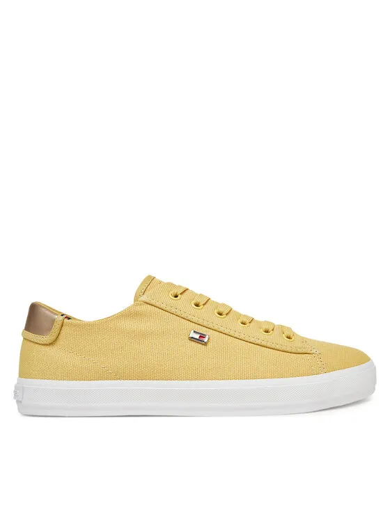 Tommy Hilfiger Πάνινα παπούτσια · Κίτρινο