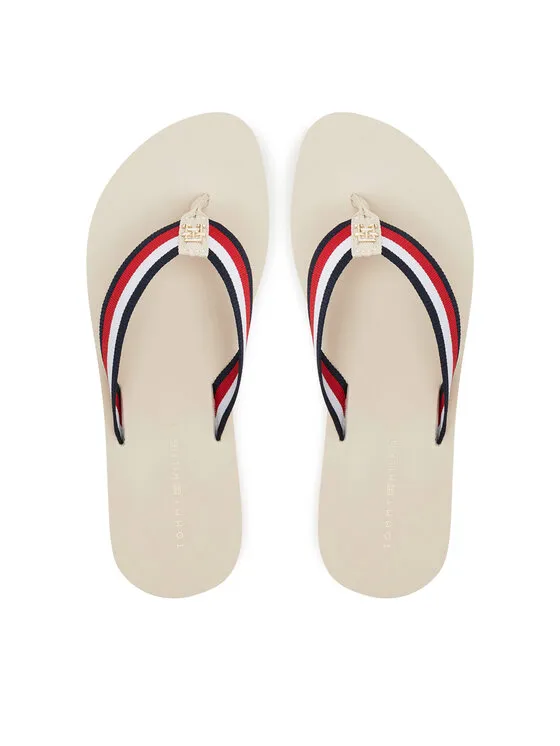 Tommy Hilfiger Σαγιονάρες · Μπεζ