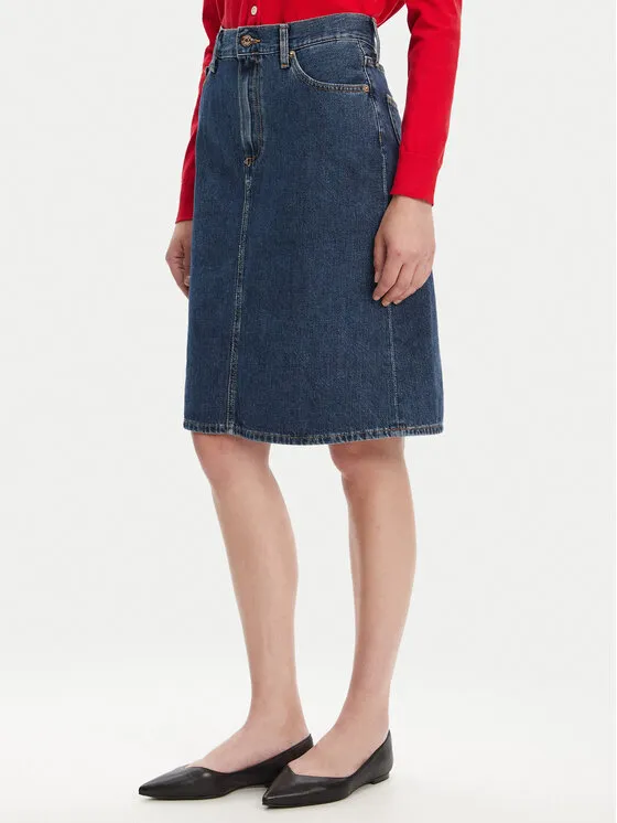 Tommy Hilfiger Φούστα τζιν · Σκούρο μπλε · Mini