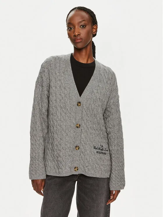 Ζακέτα · Γκρι · Relaxed Fit