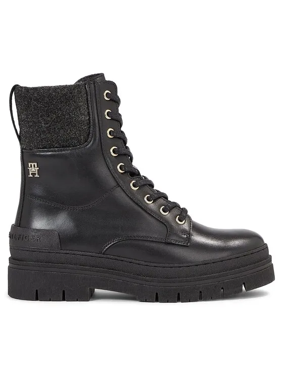 Tommy Hilfiger Μποτάκια · Μαύρο