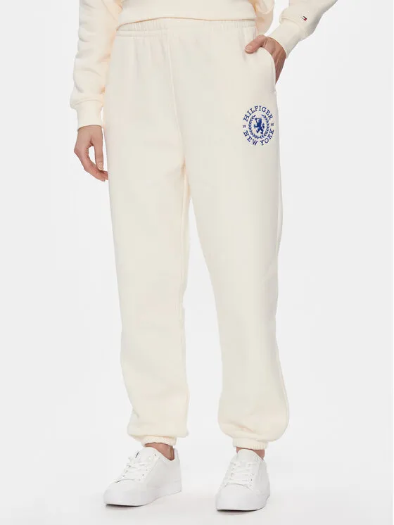 Παντελόνι φόρμας · Εκρού · Regular Fit