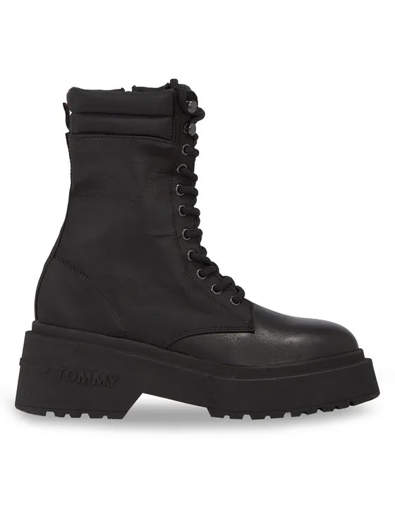 Tommy Jeans Μποτάκια · Μαύρο · 5.5 cm