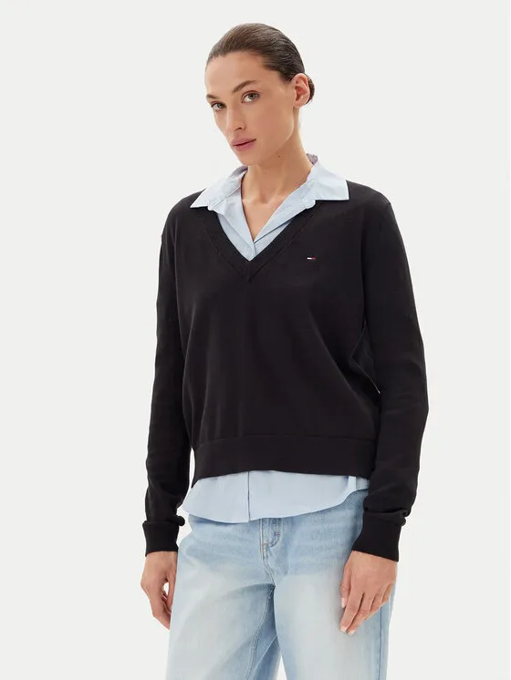 Πουλόβερ · Μαύρο · Regular Fit