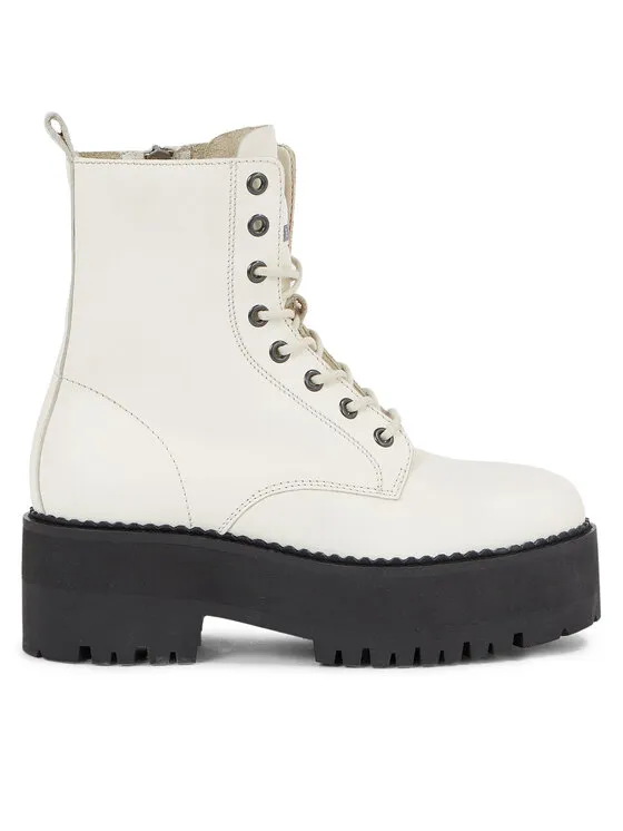 Tommy Jeans Μποτάκια · Λευκό · 6 cm