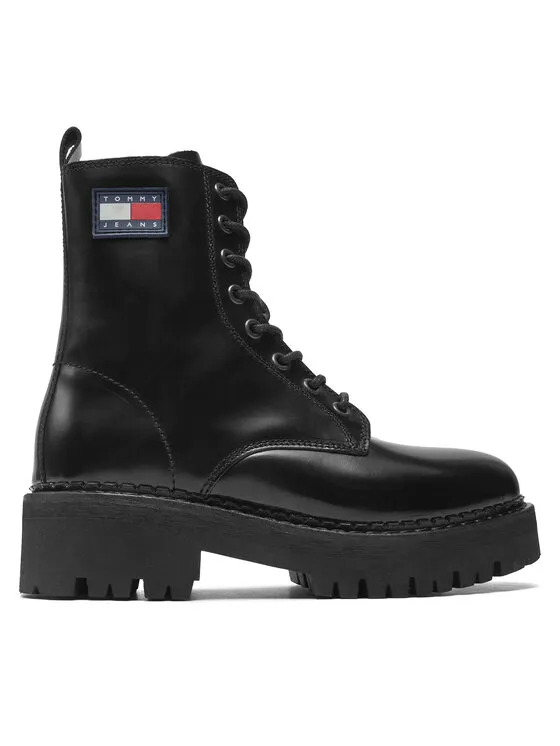 Tommy Jeans Ορειβατικά παπούτσια · Μαύρο