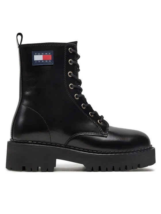 Tommy Jeans Ορειβατικά παπούτσια · Μαύρο