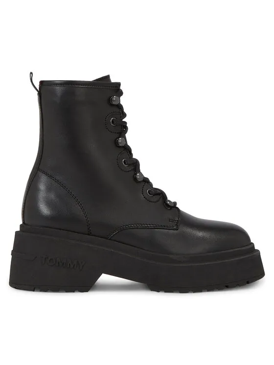 Tommy Jeans Μποτάκια · Μαύρο · 5.5 cm