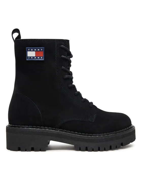 Tommy Jeans Μποτάκια · Μαύρο