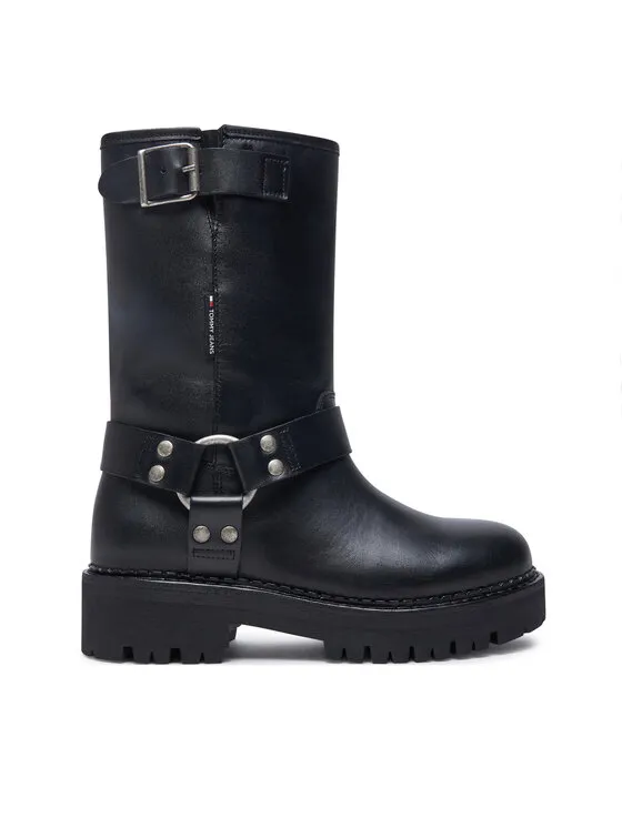 Tommy Jeans Μποτάκια · Μαύρο