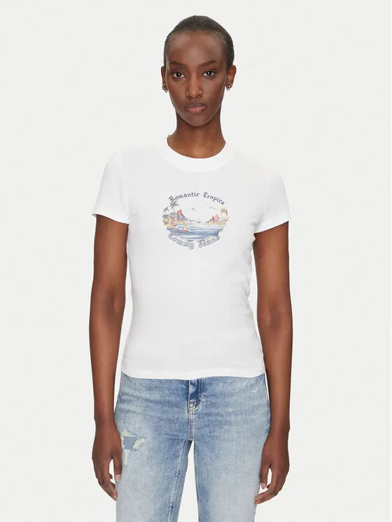 T-Shirt · Εκρού