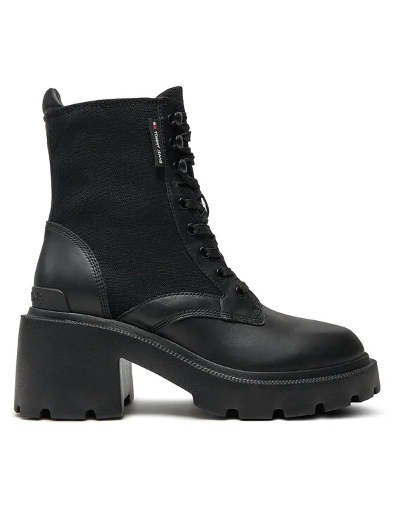 Tommy Jeans Μποτάκια · Μαύρο · 6 cm