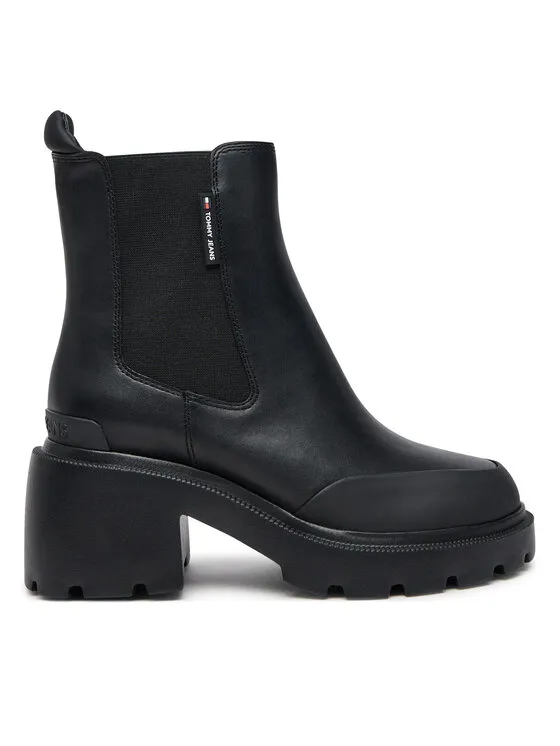 Tommy Jeans Μποτάκια · Μαύρο