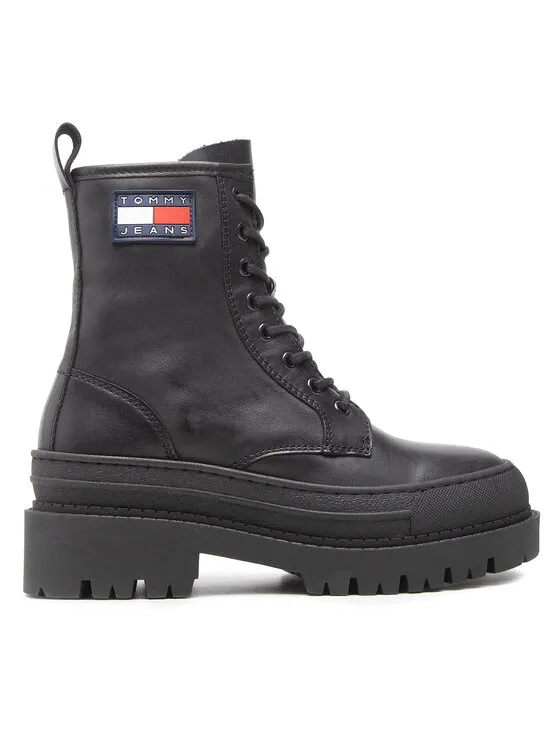 Tommy Jeans Ορειβατικά παπούτσια · Μαύρο