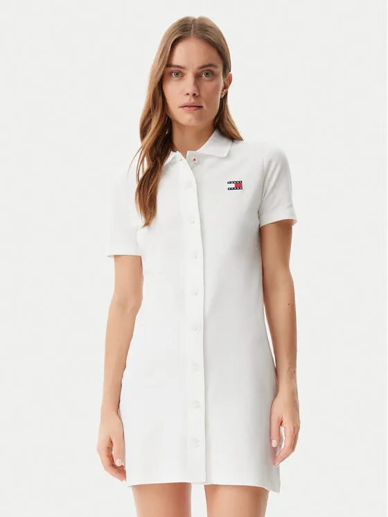 Tommy Jeans Φόρεμα καθημερινό · Εκρού · Mini