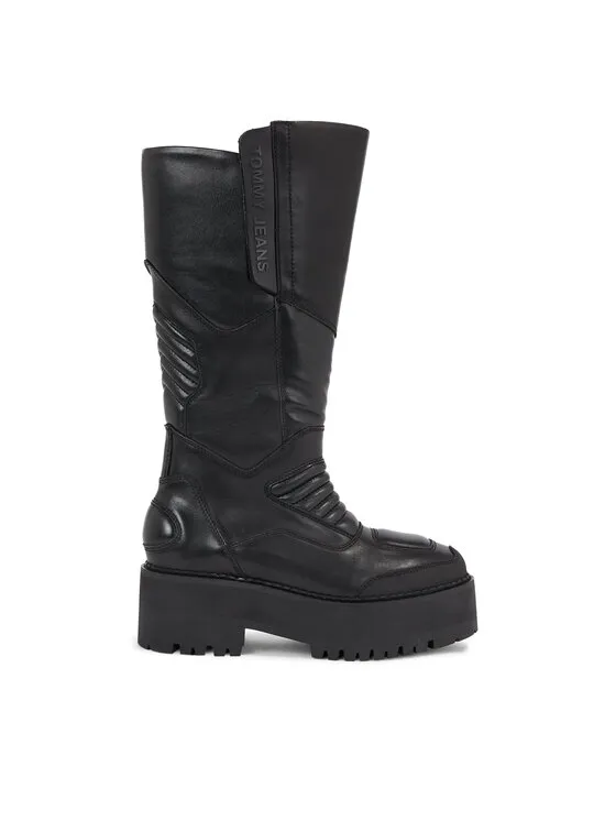 Tommy Jeans Μπότες · Μαύρο · 6 cm