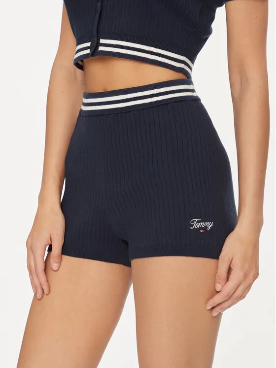Tommy Jeans Σορτς υφασμάτινο · Σκούρο μπλε