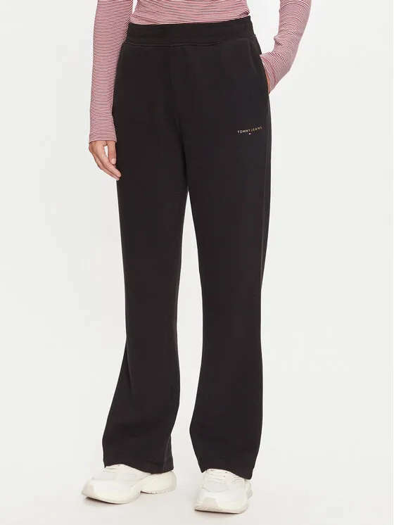 Tommy Jeans Παντελόνι φόρμας · Μαύρο · Relaxed Fit
