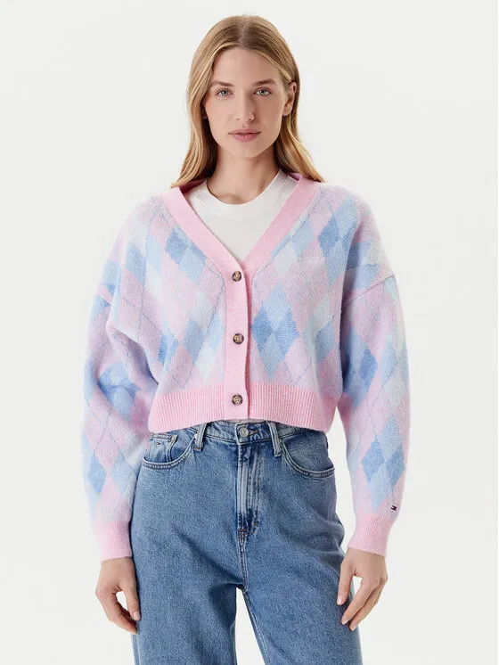 Ζακέτα · Ροζ · Relaxed Fit