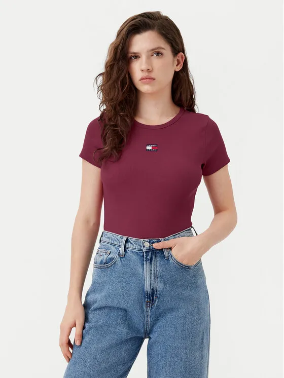 T-Shirt · Μπορντό