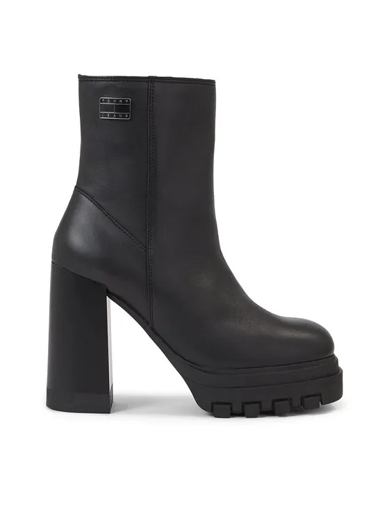 Tommy Jeans Μποτάκια · Μαύρο · 11.5 cm