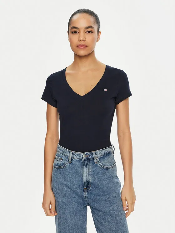 Tommy Jeans T-Shirt · Σκούρο μπλε