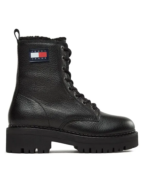 Tommy Jeans Μποτάκια · Μαύρο