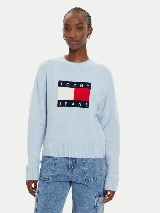 Πουλόβερ · Γαλάζιο · Relaxed Fit