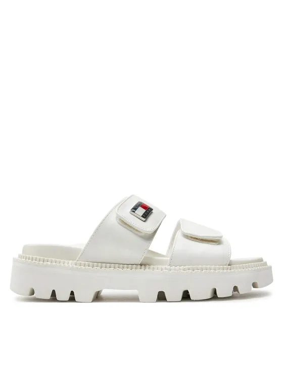Tommy Jeans Παντόφλες · Εκρού