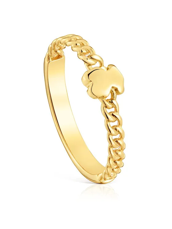 Δαχτυλίδι · Χρυσό · Επιχρυσωμένο ασήμι