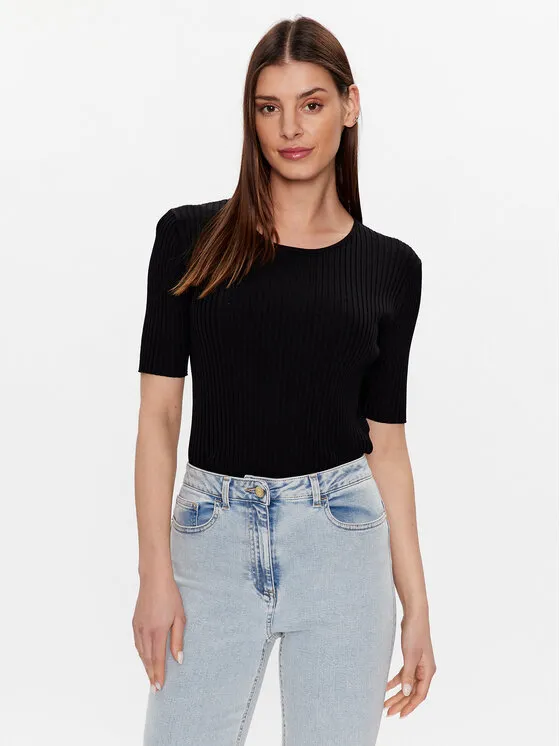 Trussardi Πουλόβερ · Μαύρο · Slim Fit