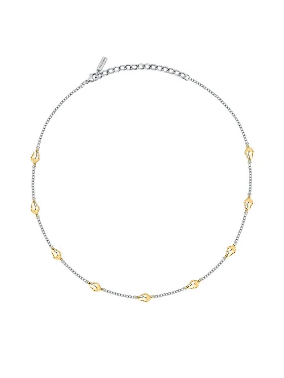 Trussardi Κολιέ · Ασημί · Σνοξείδωτος χάλυβας