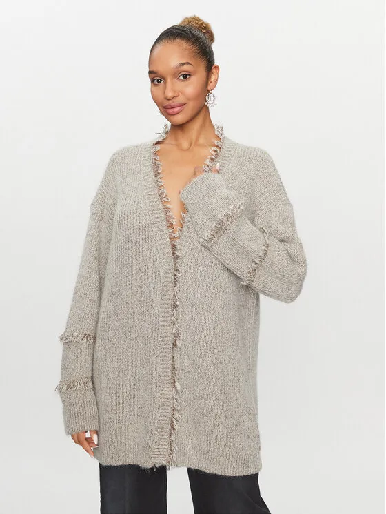 Ζακέτα · Γκρι · Relaxed Fit