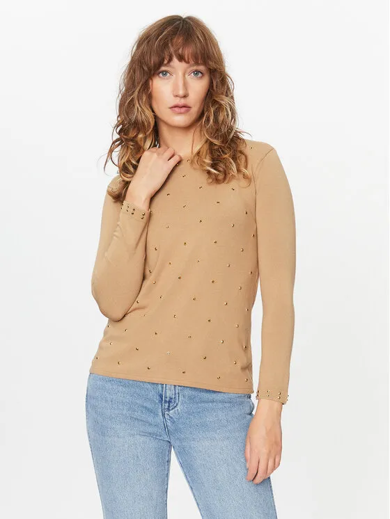 Πουλόβερ · Μπεζ · Regular Fit