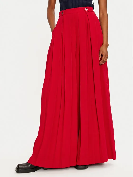 Παντελόνι Palazzo · Κόκκινο · Regular Fit