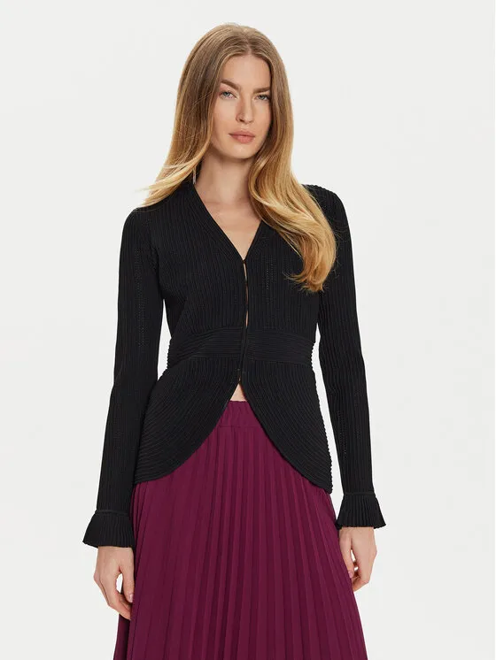 Ζακέτα · Μαύρο · Slim Fit