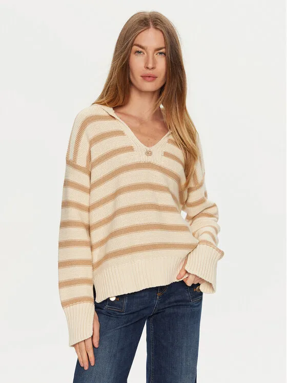 Πουλόβερ · Μπεζ · Relaxed Fit
