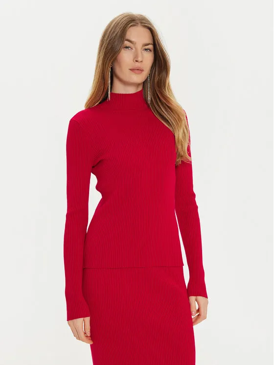 Πουλόβερ · Κόκκινο · Slim Fit