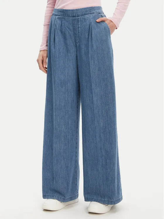 United Colors Of Benetton Παντελόνι Palazzo · Μπλε · Regular Fit