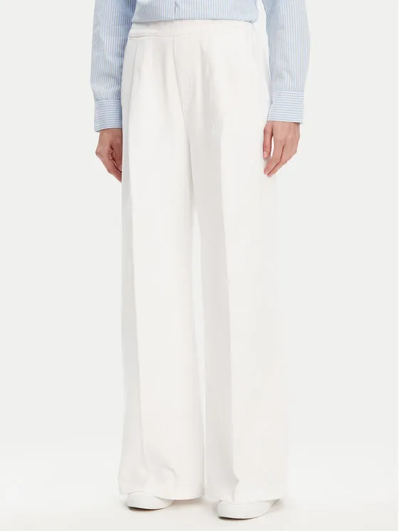 Παντελόνι Palazzo · Λευκό · Regular Fit