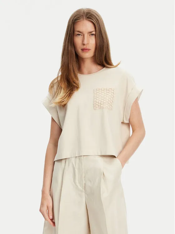 T-Shirt · Μπεζ
