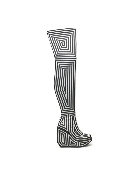 United Nude Μπότες πάνω από το γόνατο · Γκρι · 14.5 cm