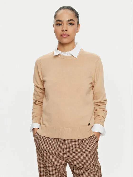 Πουλόβερ · Μπεζ · Regular Fit