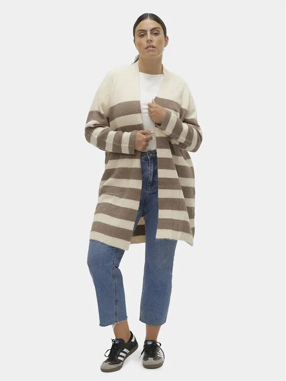 Vero Moda Curve Ζακέτα · Μπεζ · Regular Fit