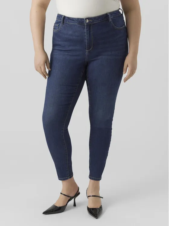Vero Moda Curve Τζιν · Σκούρο μπλε · Skinny Fit