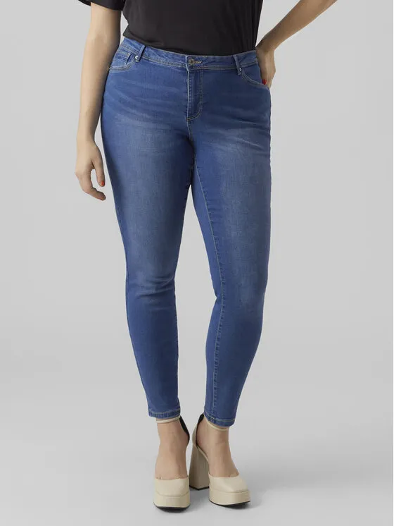 Vero Moda Curve Τζιν · Μπλε · Slim Fit