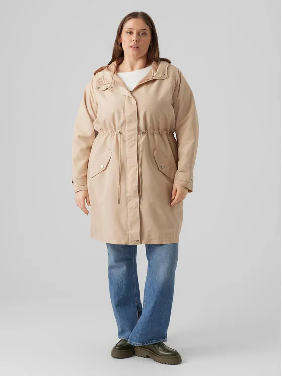 Vero Moda Curve Παλτό μεταβατικό · Καφέ